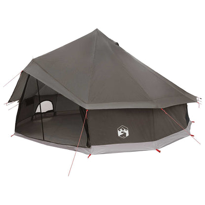 Tipi Tent Bruin Grijs 500 x 500 x 300 cm Polyester en staal