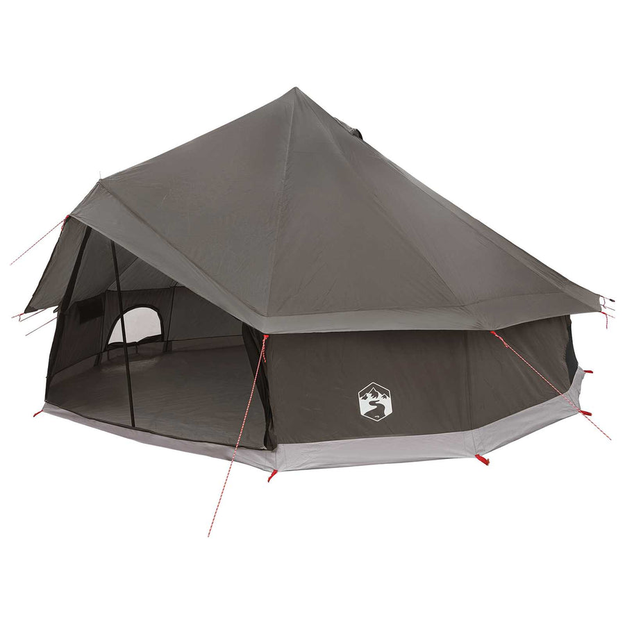Tipi Tent Bruin Grijs 500 x 500 x 300 cm Polyester en staal