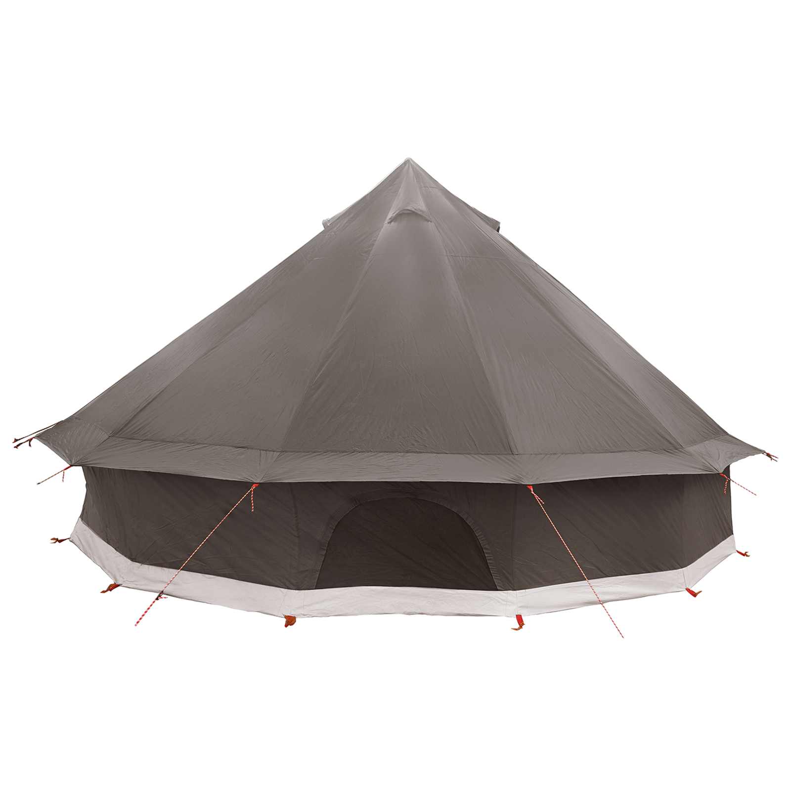 Tipi Tent Bruin Grijs 500 x 500 x 300 cm Polyester en staal