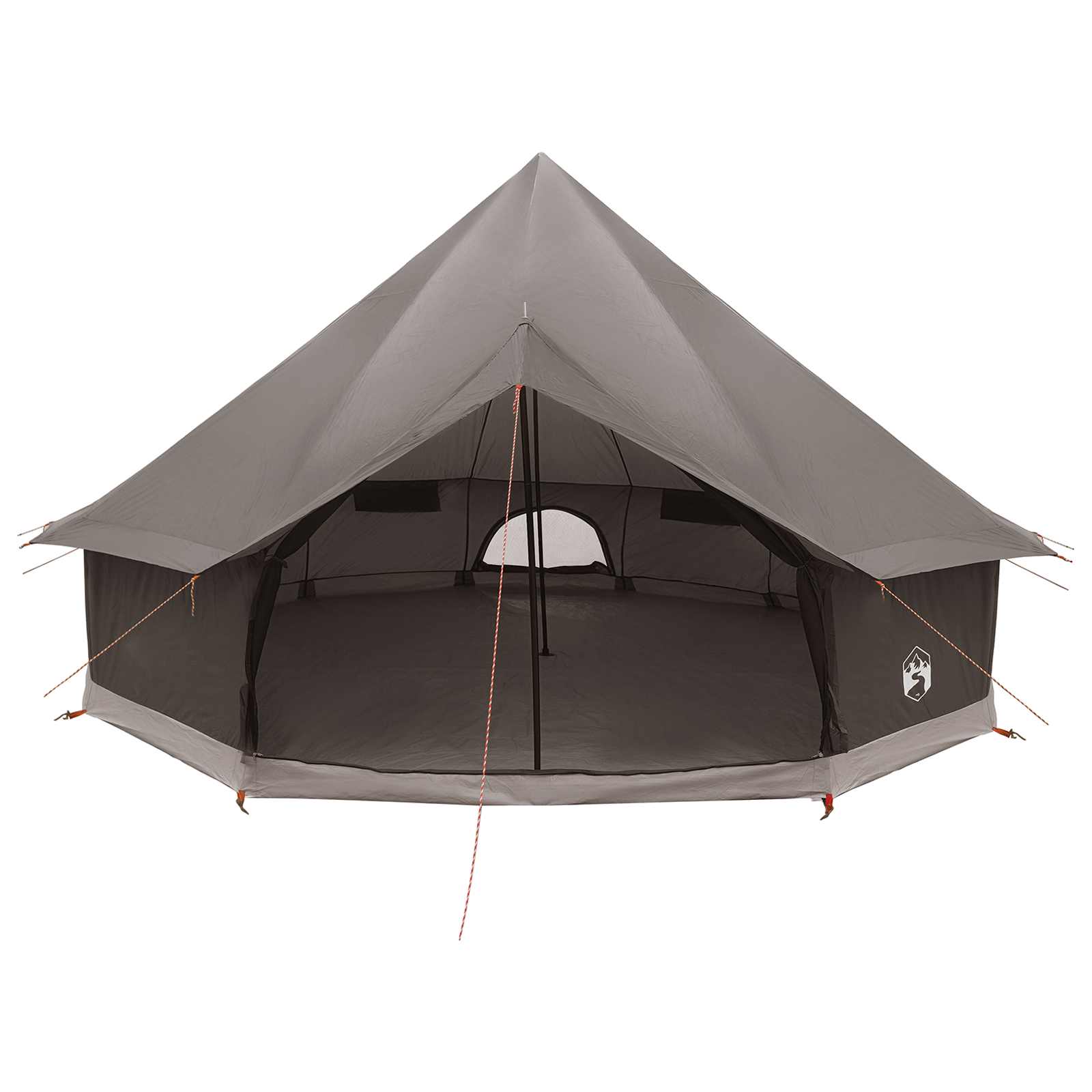 Tipi Tent Bruin Grijs 500 x 500 x 300 cm Polyester en staal