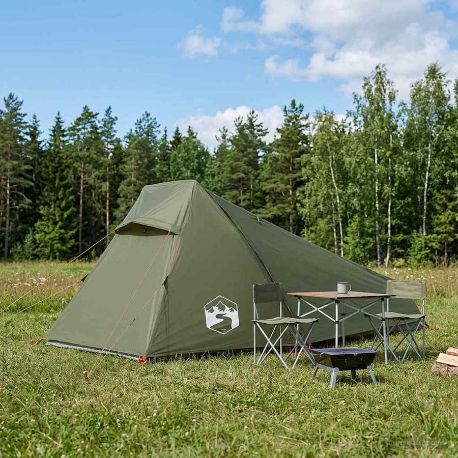 Tunneltent Olijf Groen 215 x 100 x 90 cm Polyester en staal
