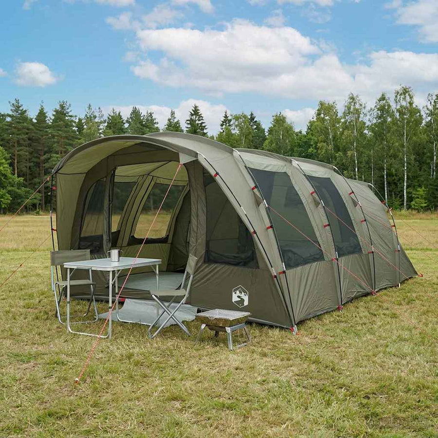 Tunneltent Olijfgroen 427 x 315 x 178 cm Polyester en staal