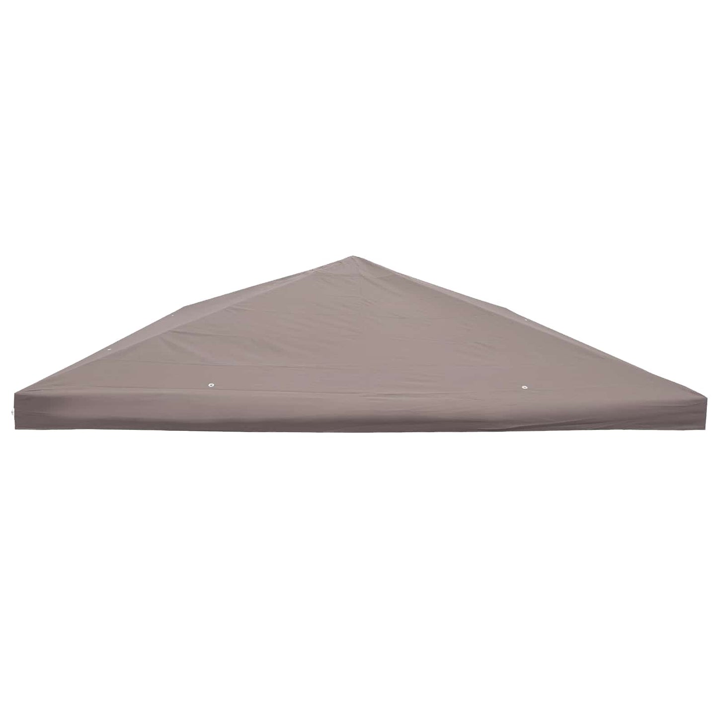Paviljoenhoes met dak Taupe 300 x 300 cm Polyester en staal