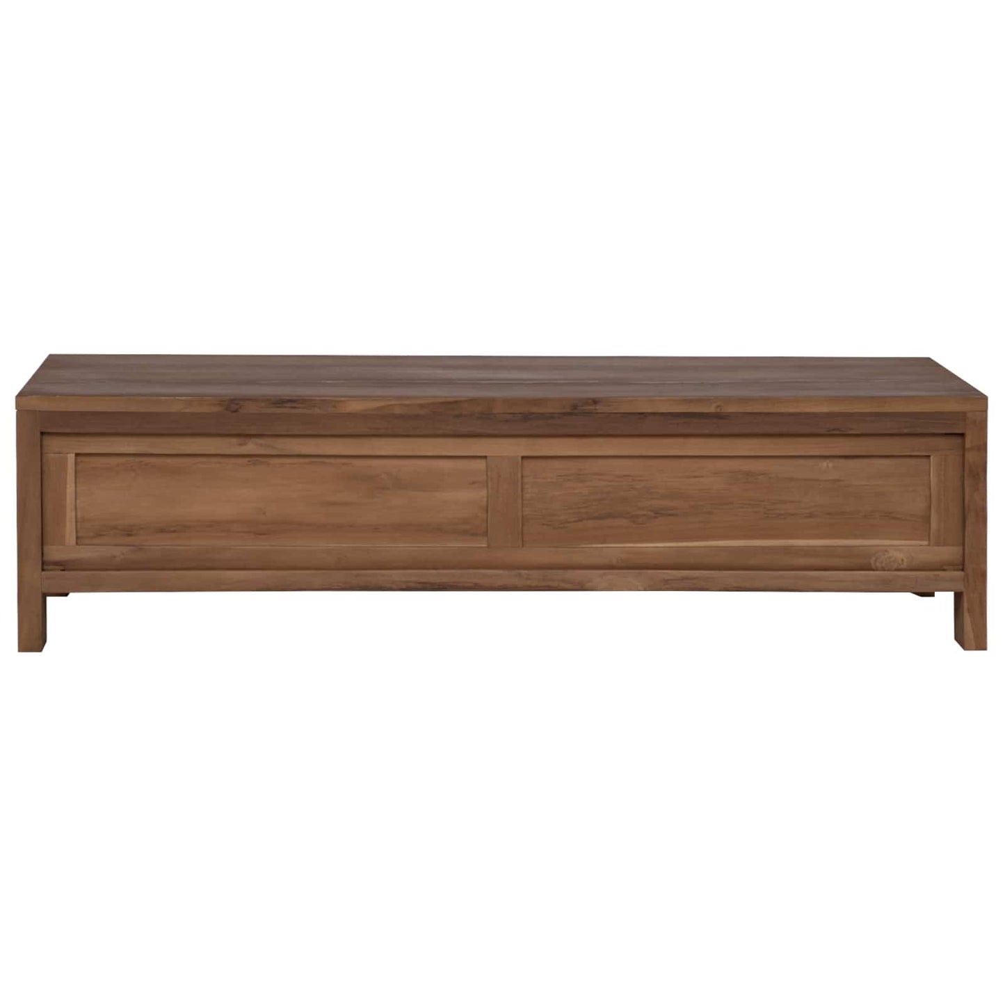 Tv-meubel 110 x 30 x 30 cm Massief Teakhout Naturel