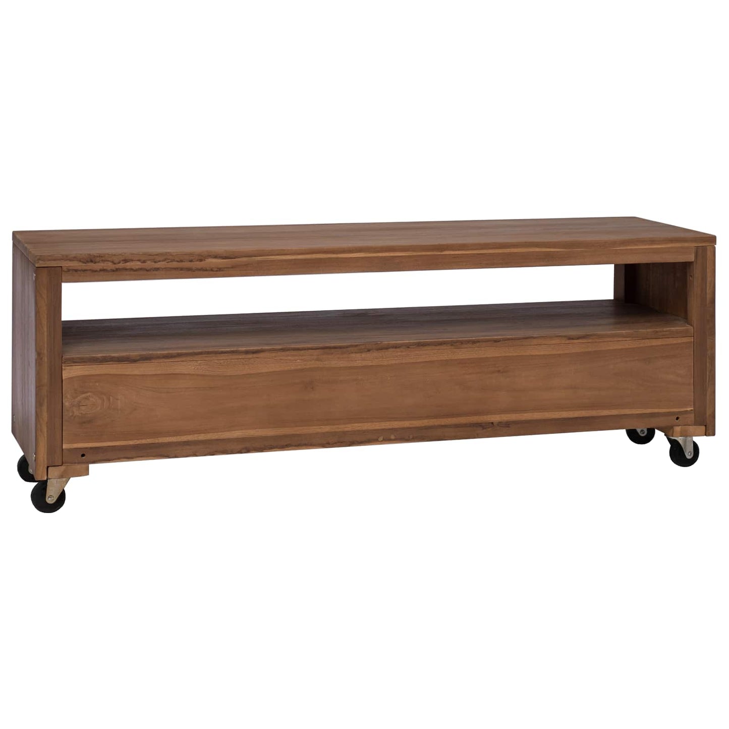 Tv-meubel 110 x 30 x 40 cm Naturel Massief Teakhout