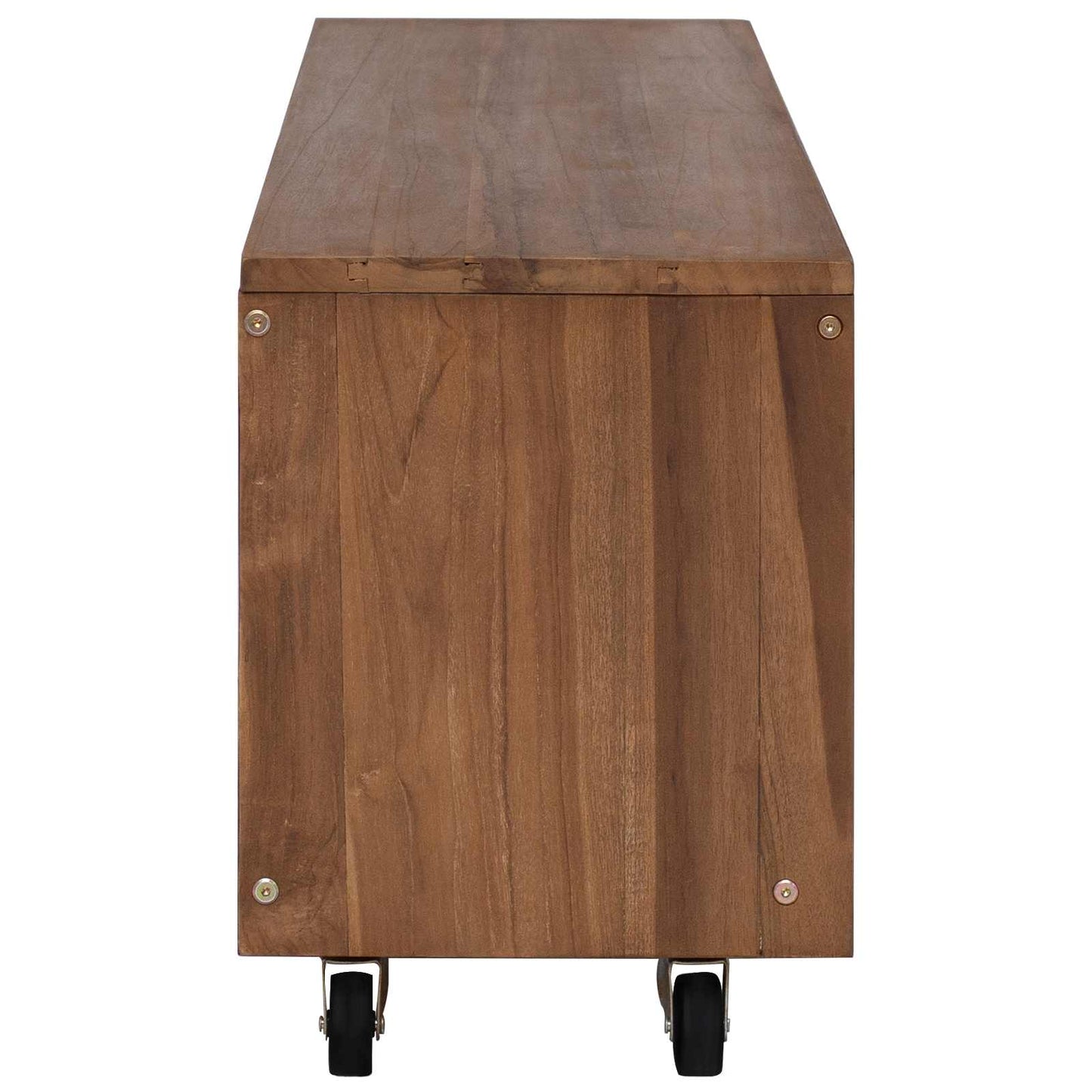 Tv-meubel 110 x 30 x 40 cm Naturel Massief Teakhout