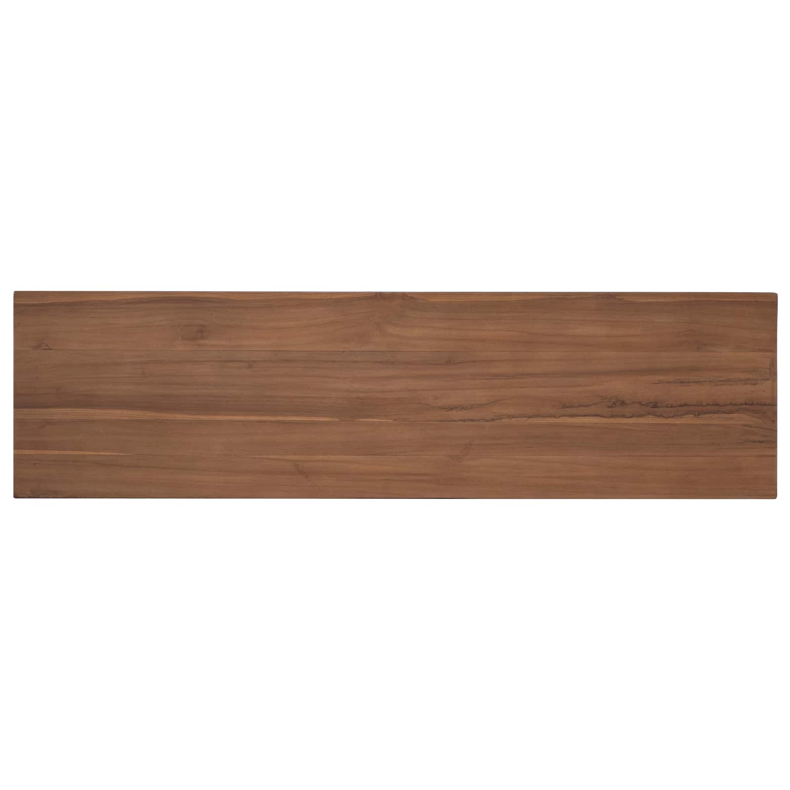Tv-meubel 110 x 30 x 40 cm Naturel Massief Teakhout