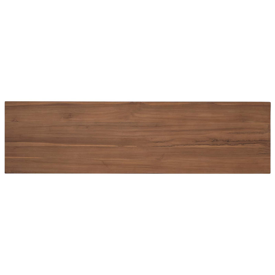 Tv-meubel 110 x 30 x 40 cm Naturel Massief Teakhout