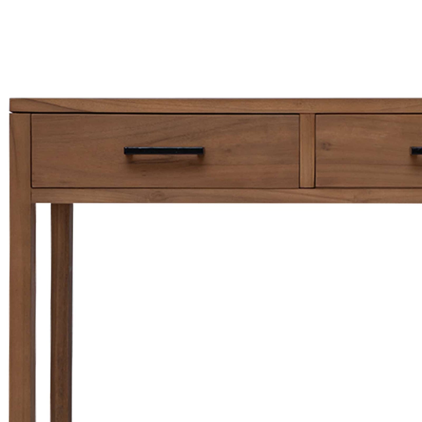 Bureau met lades Naturel Massief Teakhout 80 x 50 x 75 cm