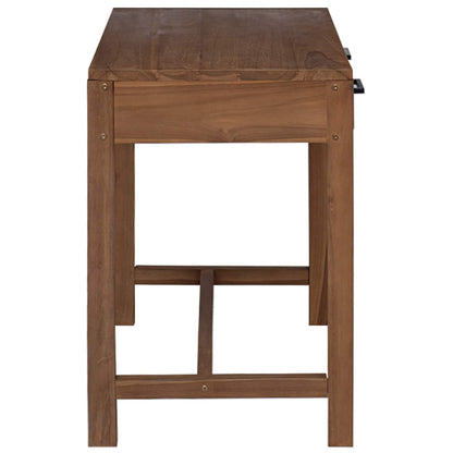 Bureau met lades Naturel Massief Teakhout 80 x 50 x 75 cm