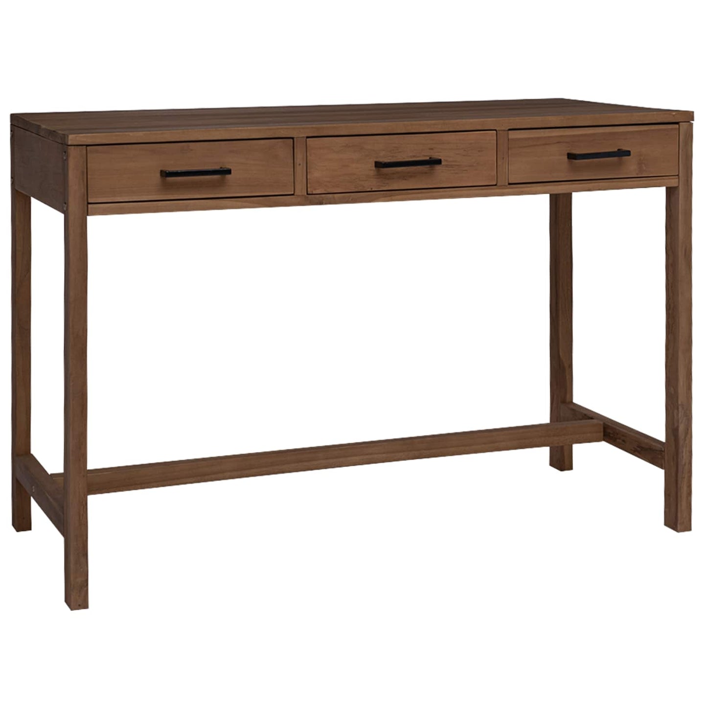 Bureau met lades Naturel Massief Teakhout 110 x 50 x 75 cm