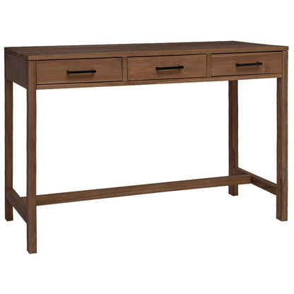 Bureau met lades Naturel Massief Teakhout 110 x 50 x 75 cm