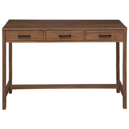 Bureau met lades Naturel Massief Teakhout 110 x 50 x 75 cm