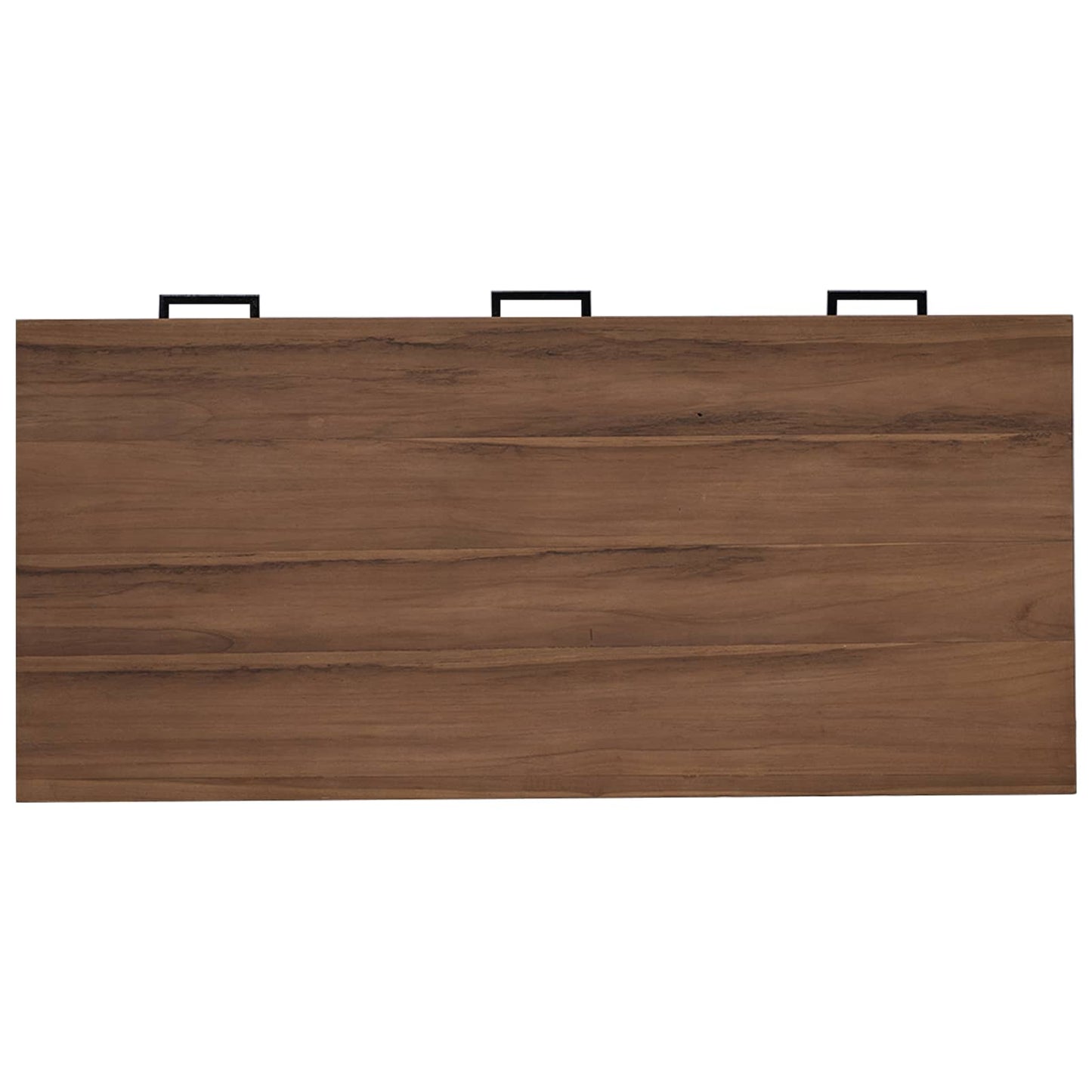 Bureau met lades Naturel Massief Teakhout 110 x 50 x 75 cm
