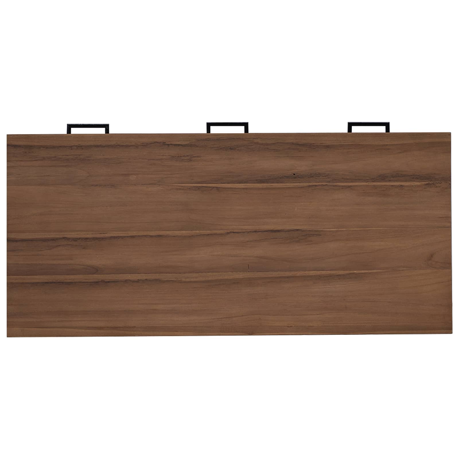 Bureau met lades Naturel Massief Teakhout 110 x 50 x 75 cm