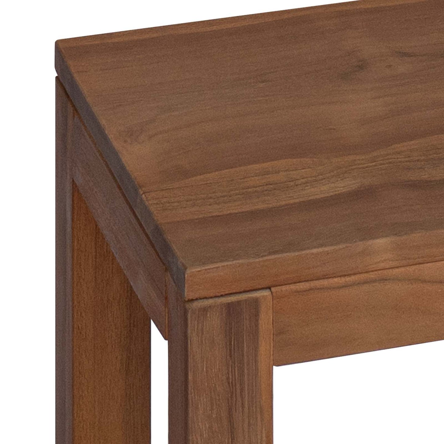 Plantenstandaard 2 st Naturel 25 x 25 x 100 cm Massief Teakhout
