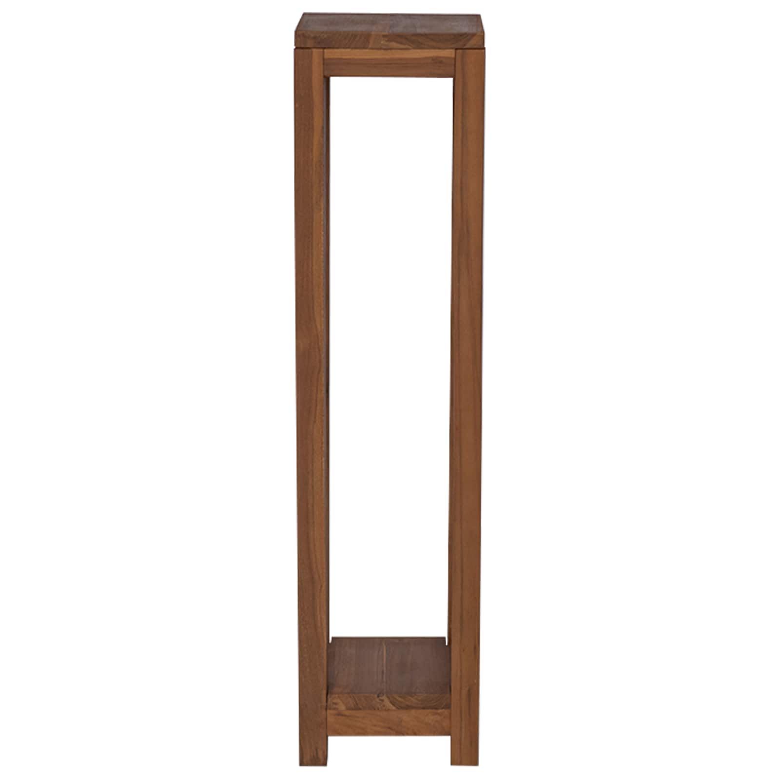 Plantenstandaard 2 st Naturel 25 x 25 x 100 cm Massief Teakhout
