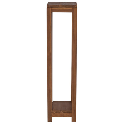 Plantenstandaard 2 st Naturel 25 x 25 x 100 cm Massief Teakhout