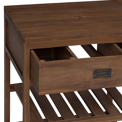 Badkamerkast Naturel 60 x 45 x 75 cm Massief Teakhout