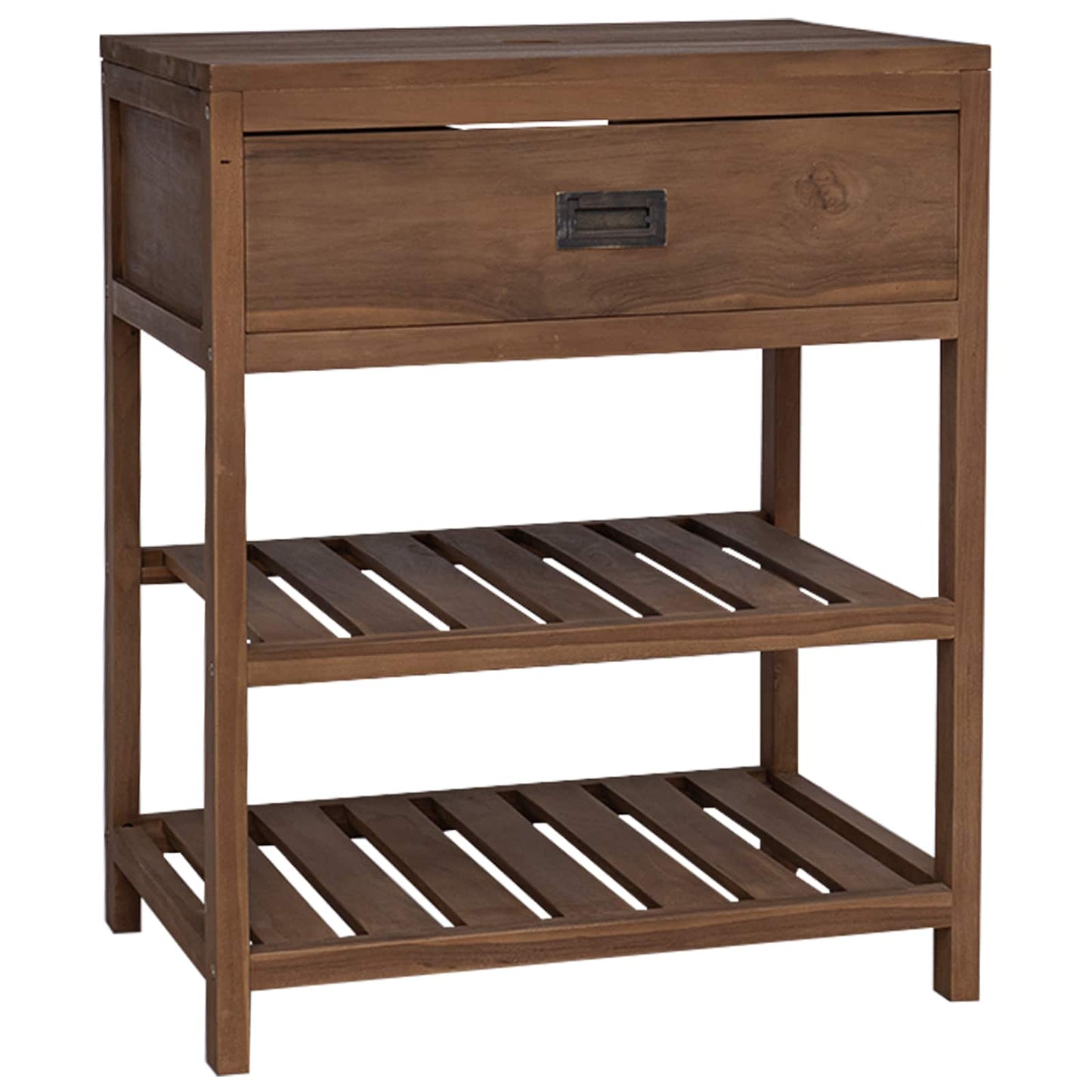 Badkamerkast Naturel 60 x 45 x 75 cm Massief Teakhout