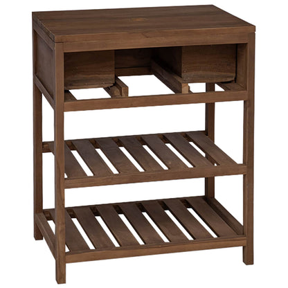 Badkamerkast Naturel 60 x 45 x 75 cm Massief Teakhout