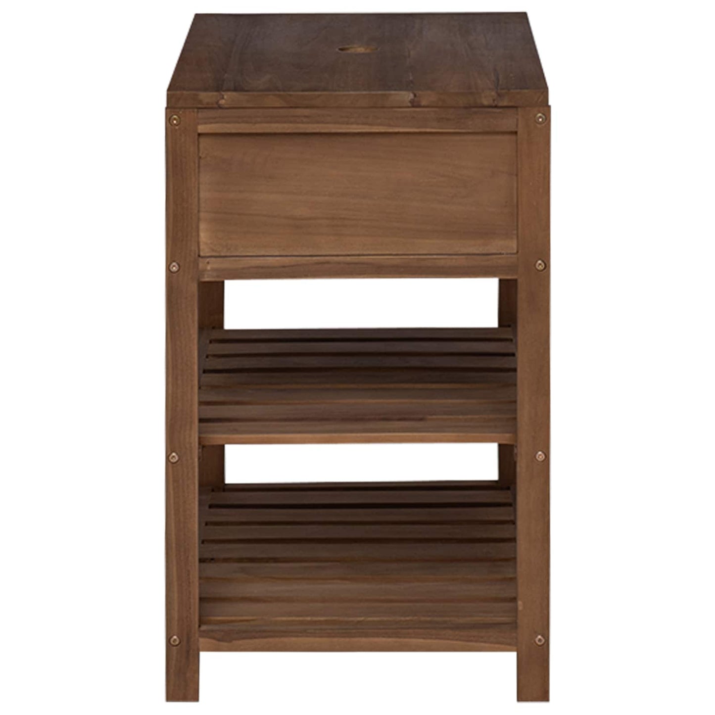 Badkamerkast Naturel 60 x 45 x 75 cm Massief Teakhout