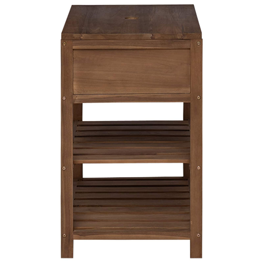 Badkamerkast Naturel 60 x 45 x 75 cm Massief Teakhout