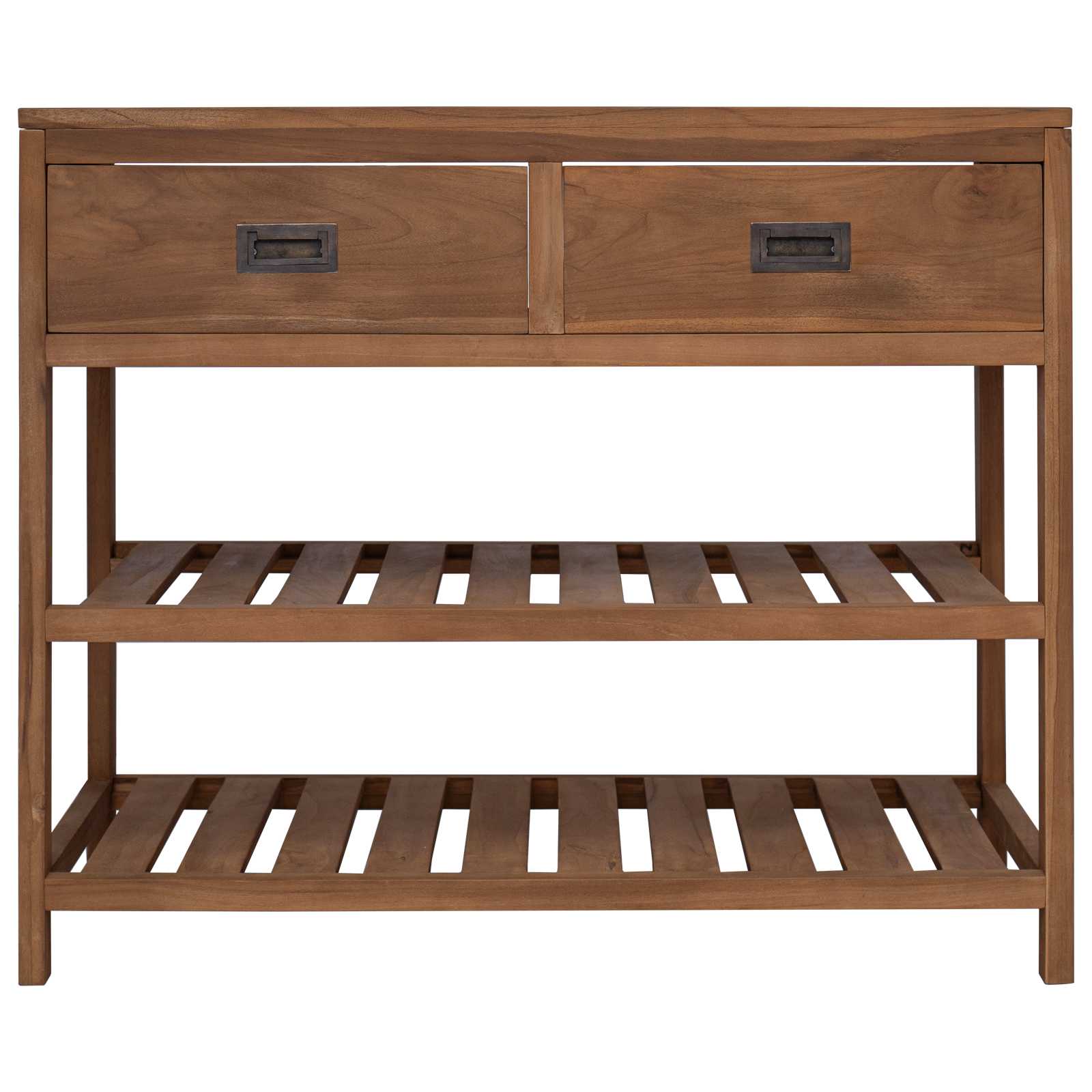 Badkamerkast Naturel 90 x 45 x 75 cm Massief Teakhout