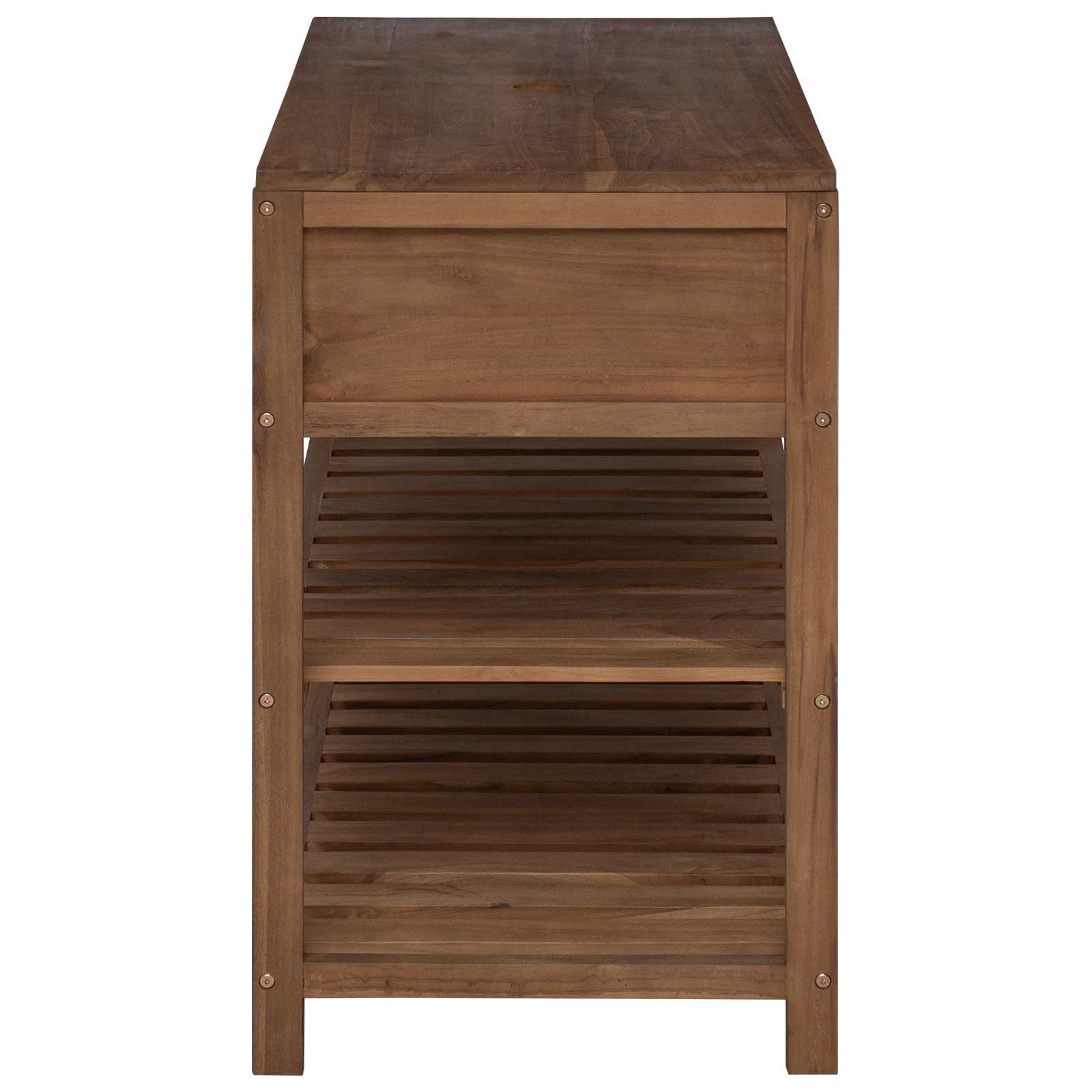 Badkamerkast Naturel 90 x 45 x 75 cm Massief Teakhout
