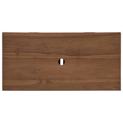 Badkamerkast Naturel 90 x 45 x 75 cm Massief Teakhout