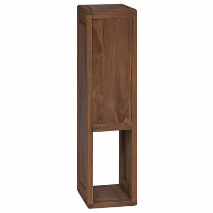 Badkamer Zijkast Naturel 25 x 25 x 100 cm Massief Teakhout