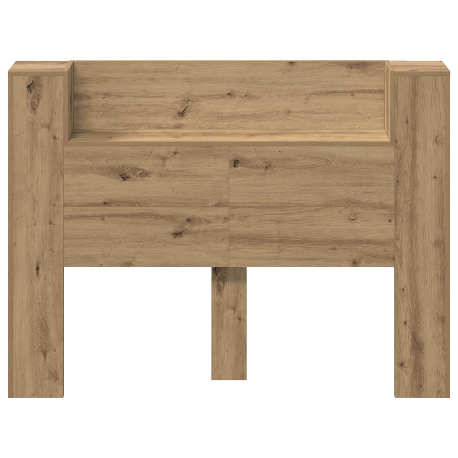 Hoofdbord Kast met LED Artisan Eik 140 x 16,5 x 103,5 cm