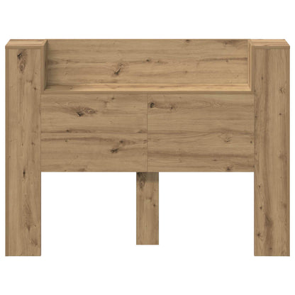 Hoofdbord Kast met LED Artisan Eik 140 x 16,5 x 103,5 cm