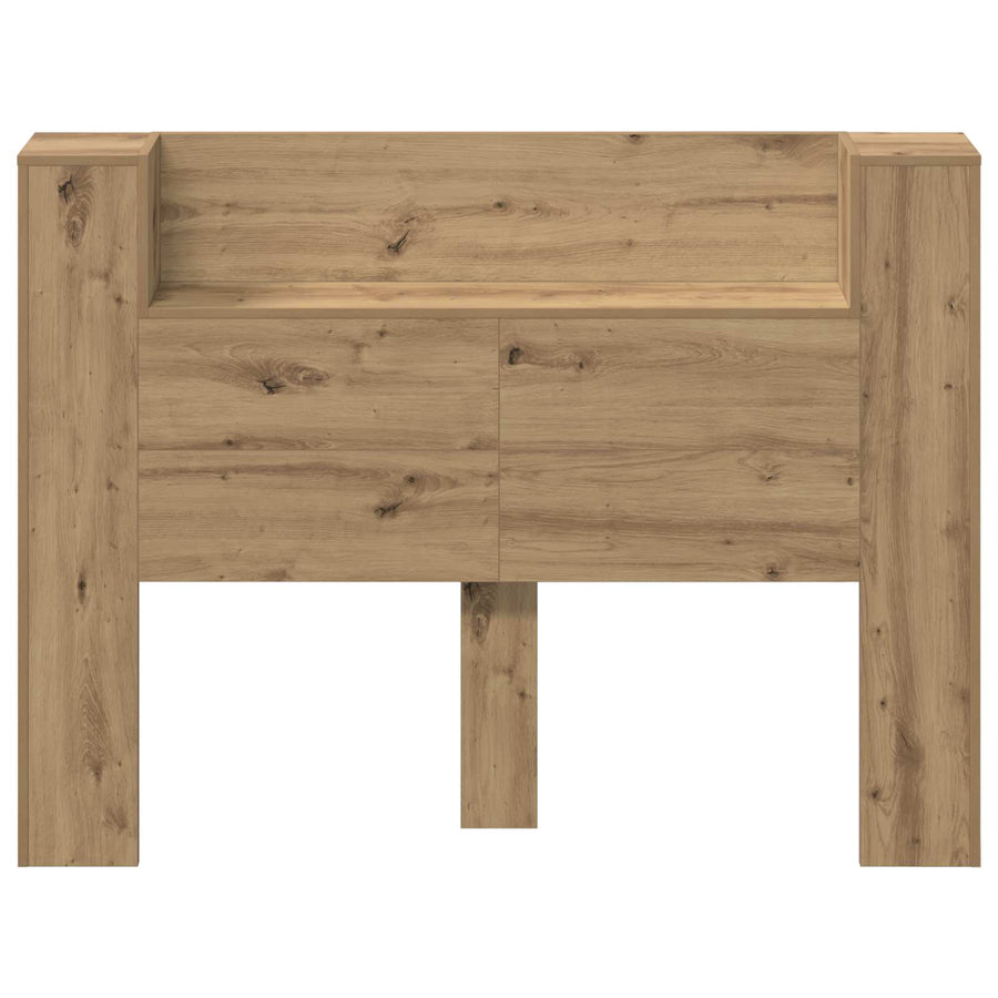Hoofdbord Kast met LED Artisan Eik 140 x 16,5 x 103,5 cm