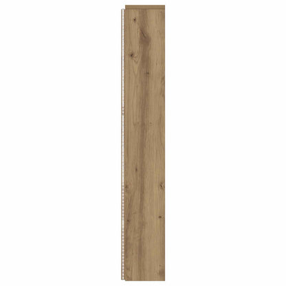 Hoofdbord Kast met LED Artisan Eik 140 x 16,5 x 103,5 cm