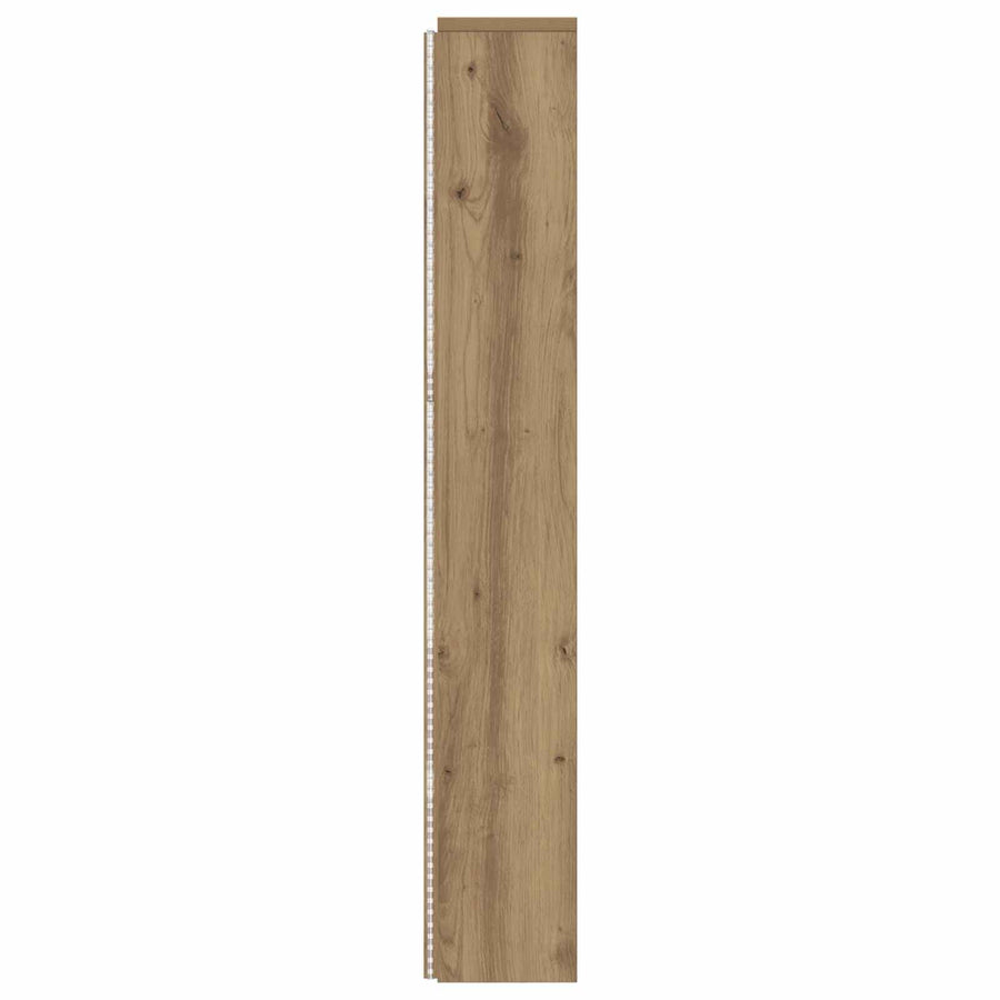Hoofdbord Kast met LED Artisan Eik 140 x 16,5 x 103,5 cm