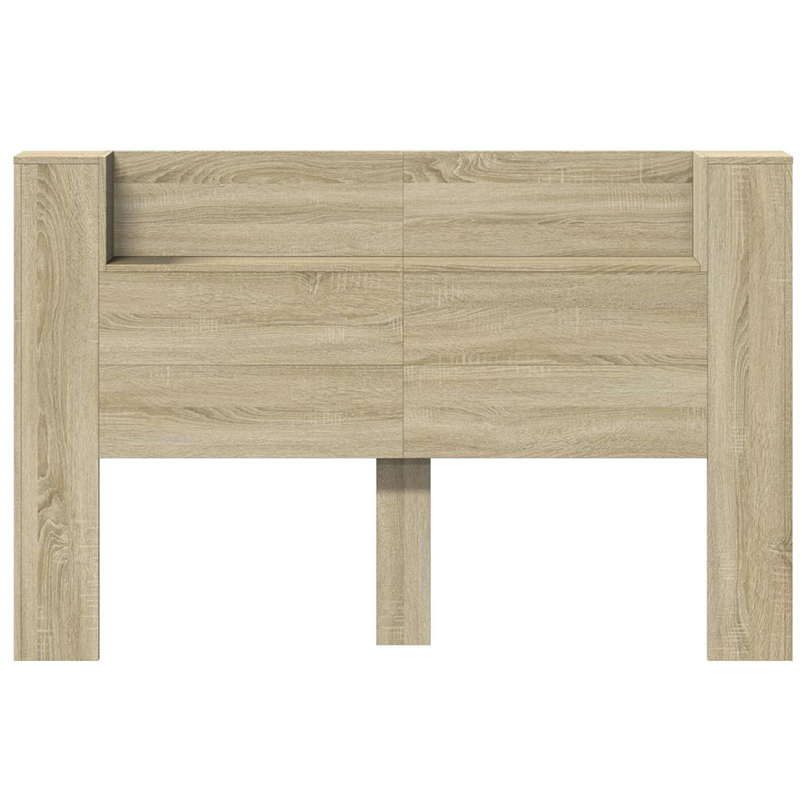 Hoofdbord Kast met LED met plank Sonoma 160 x 16,5 x 103,5 cm