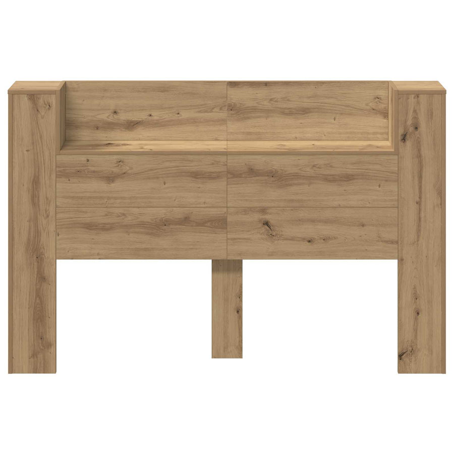 Hoofdbord Kast met LED Artisan Eik 160 x 16,5 x 103,5 cm