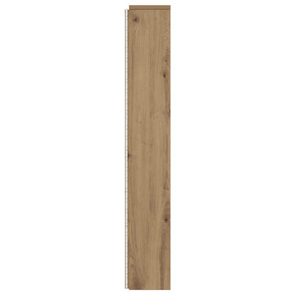 Hoofdbord Kast met LED Artisan Eik 160 x 16,5 x 103,5 cm