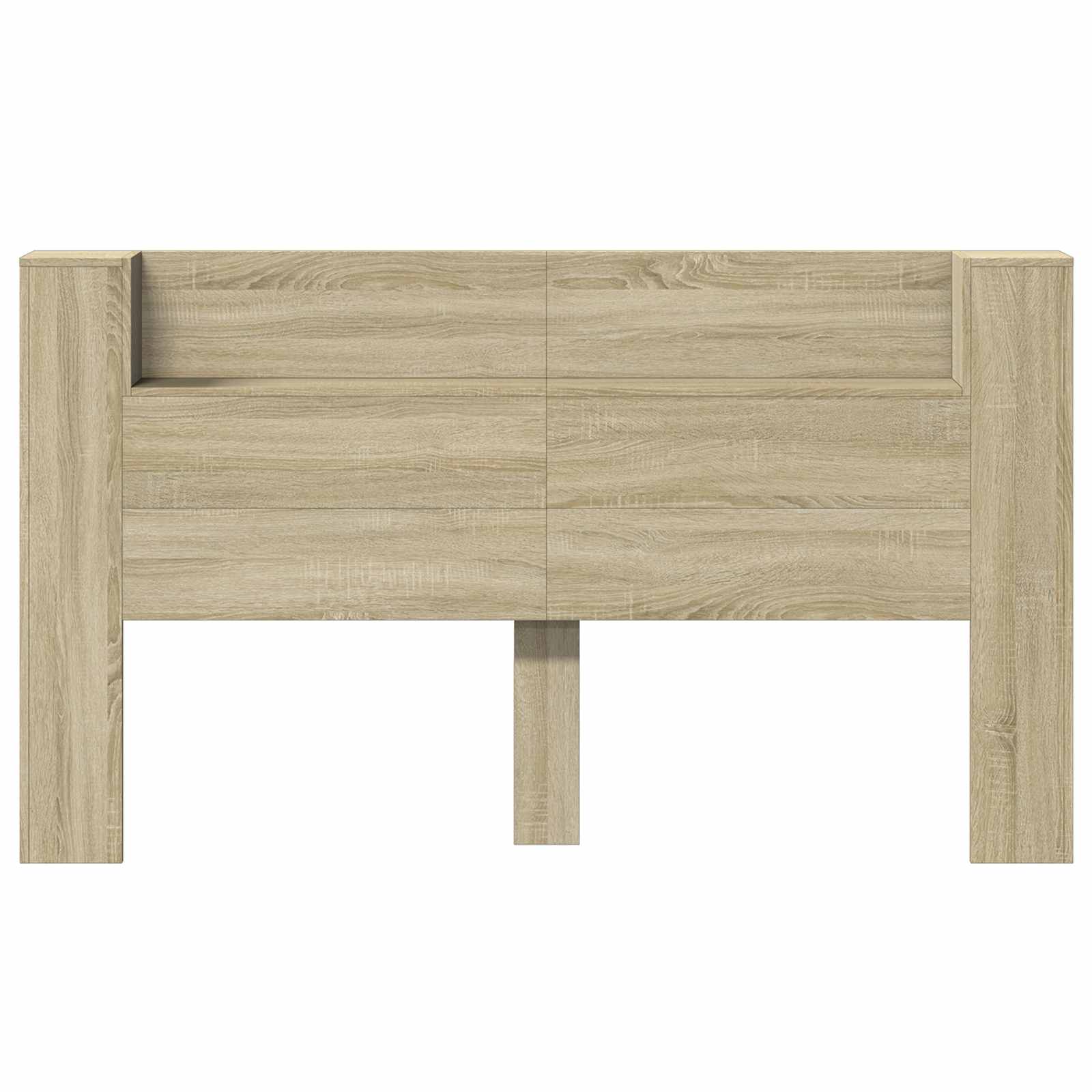 Hoofdbord Kast met LED met plank Sonoma 180 x 16,5 x 103,5 cm