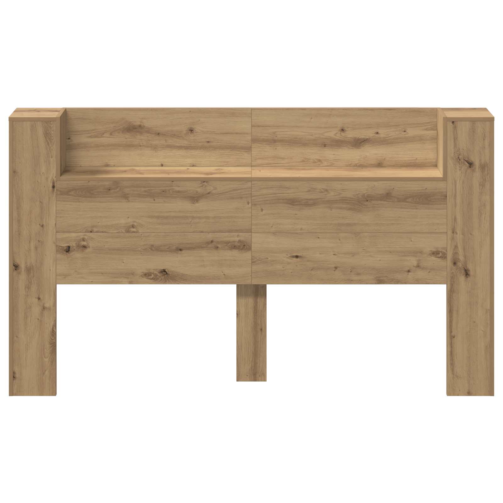 Hoofdbord Kast met LED Ambachtelijk eiken 180 x 16,5 x 103,5 cm