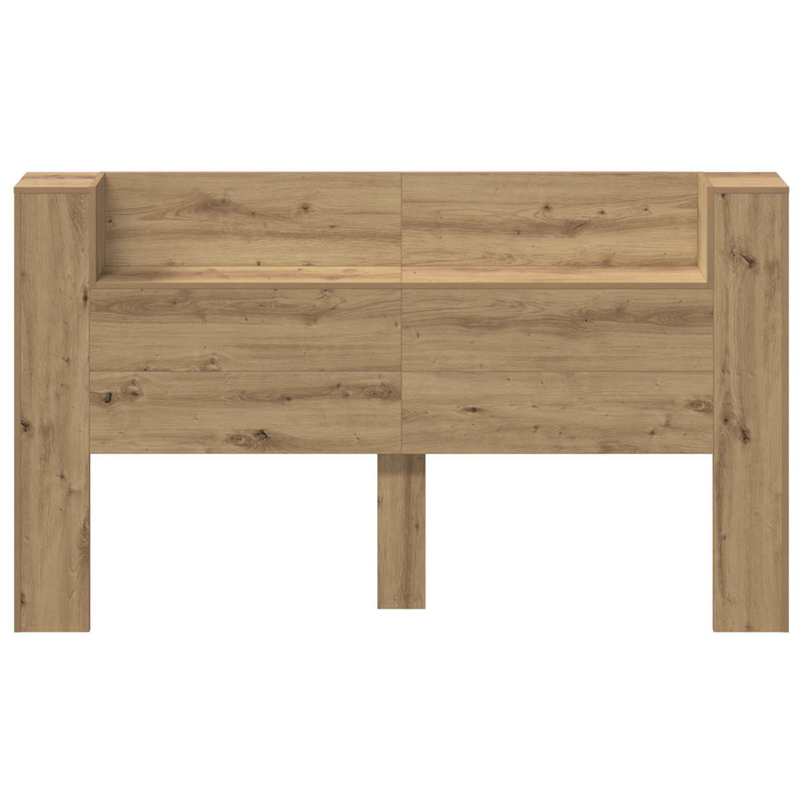Hoofdbord Kast met LED Ambachtelijk eiken 180 x 16,5 x 103,5 cm