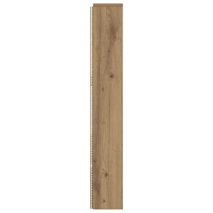 Hoofdbord Kast met LED Ambachtelijk eiken 180 x 16,5 x 103,5 cm