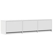 TV-kast 165x34x40 cm wit bewerkt hout
