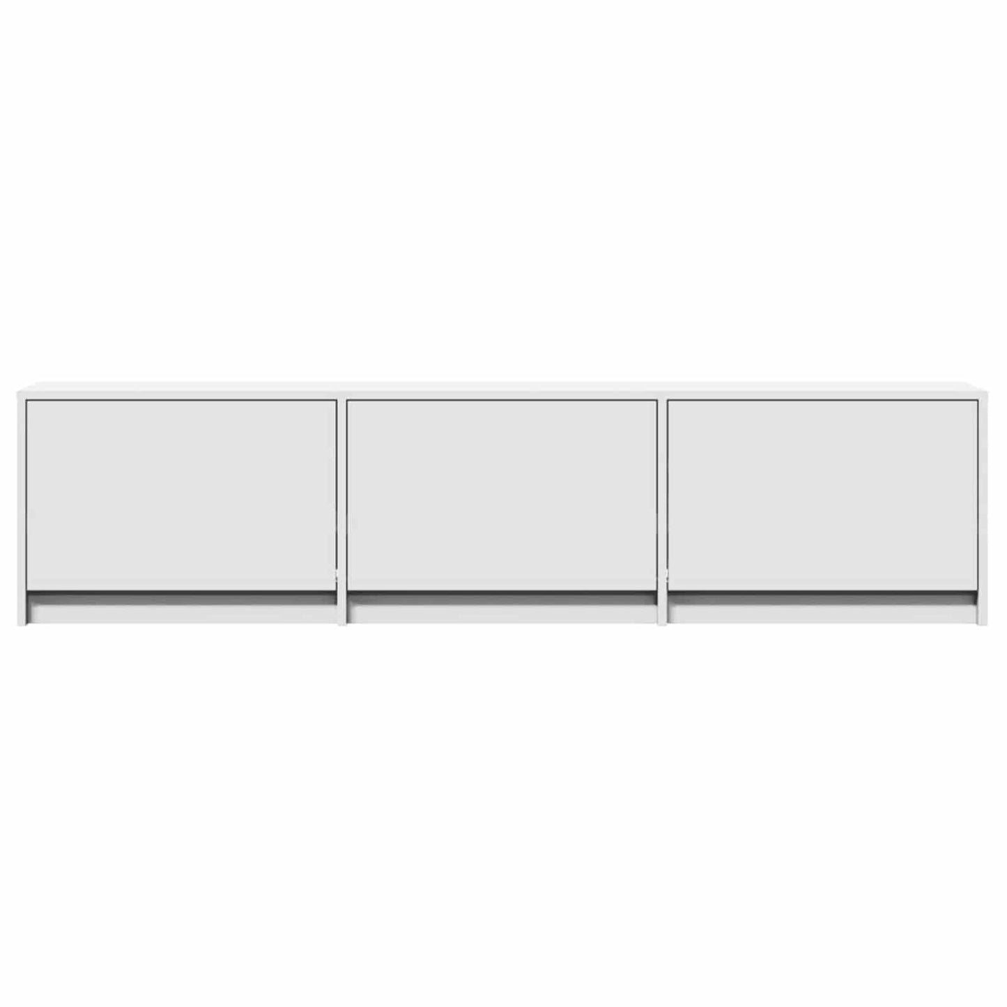 TV-kast met LED met lade Wit 165 x 34 x 40 cm Bewerkt hout