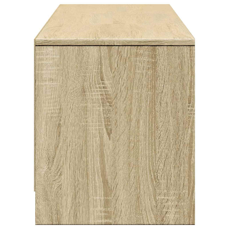 TV-kast met LED met lade Sonoma 165 x 34 x 40 cm Bewerkt hout