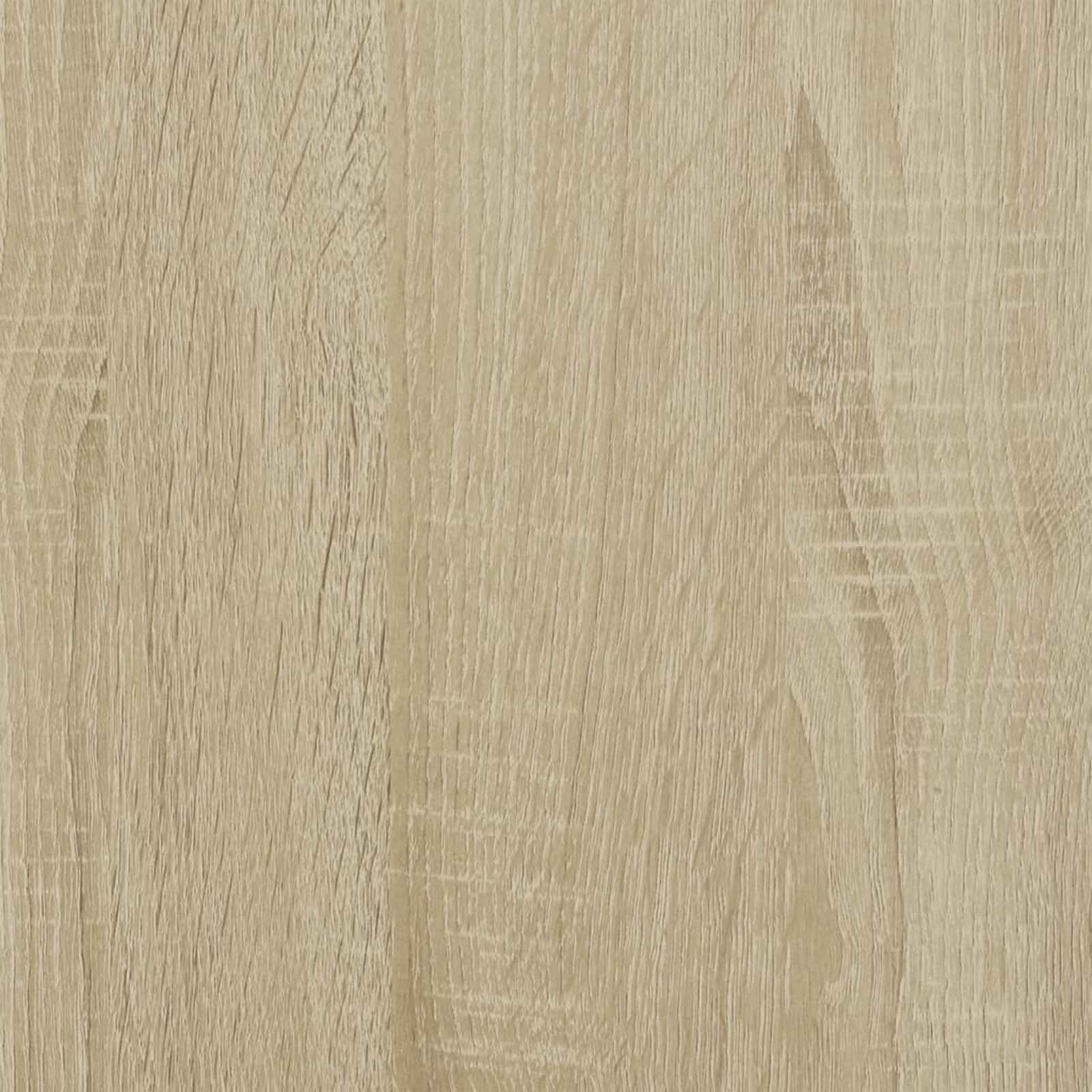 TV-kast met LED met lade Sonoma 140 x 34 x 40 cm Bewerkt hout