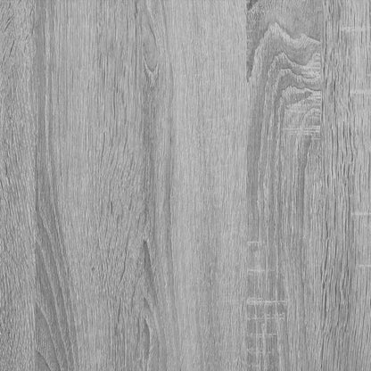 TV-kast met LED Grijs Sonoma 140 x 34 x 40 cm Bewerkt hout