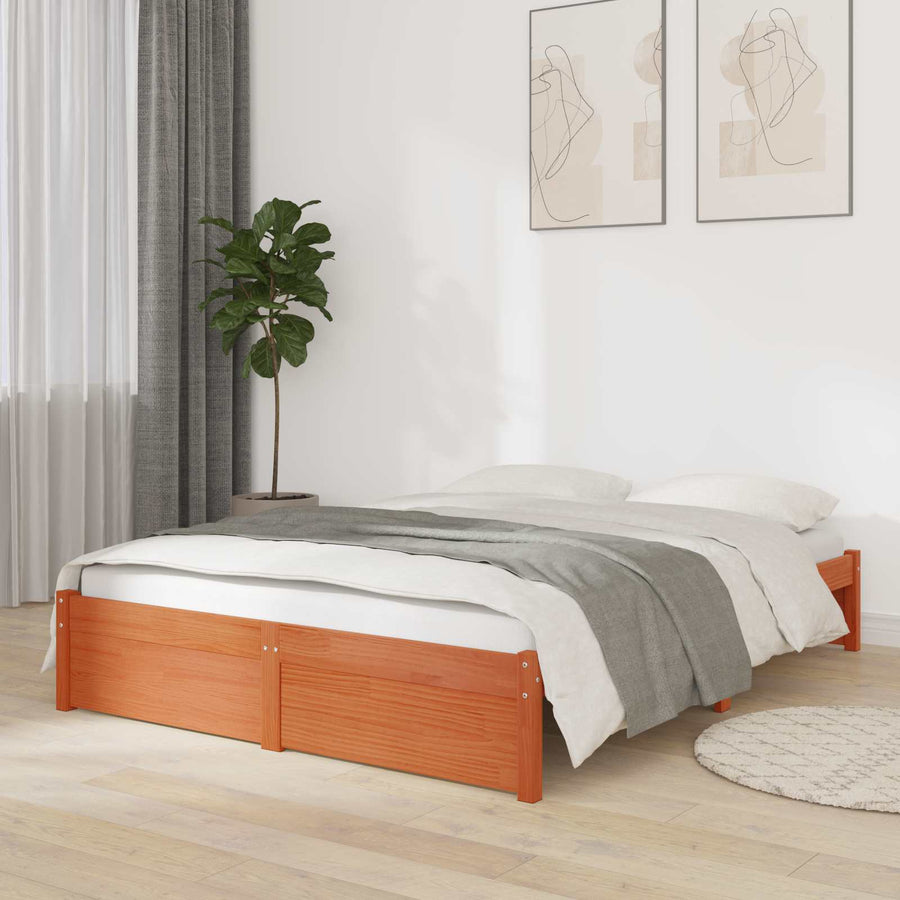 Bedframe Massief dennenhout