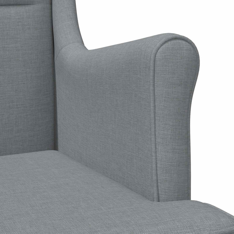 Fauteuil Lichtgrijs Stof
